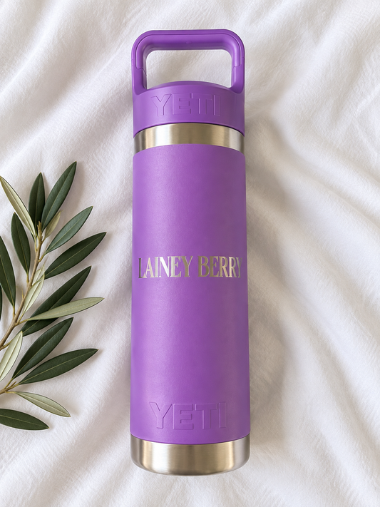 Personalised Engraved YETI® Rambler® 18 oz Bottle