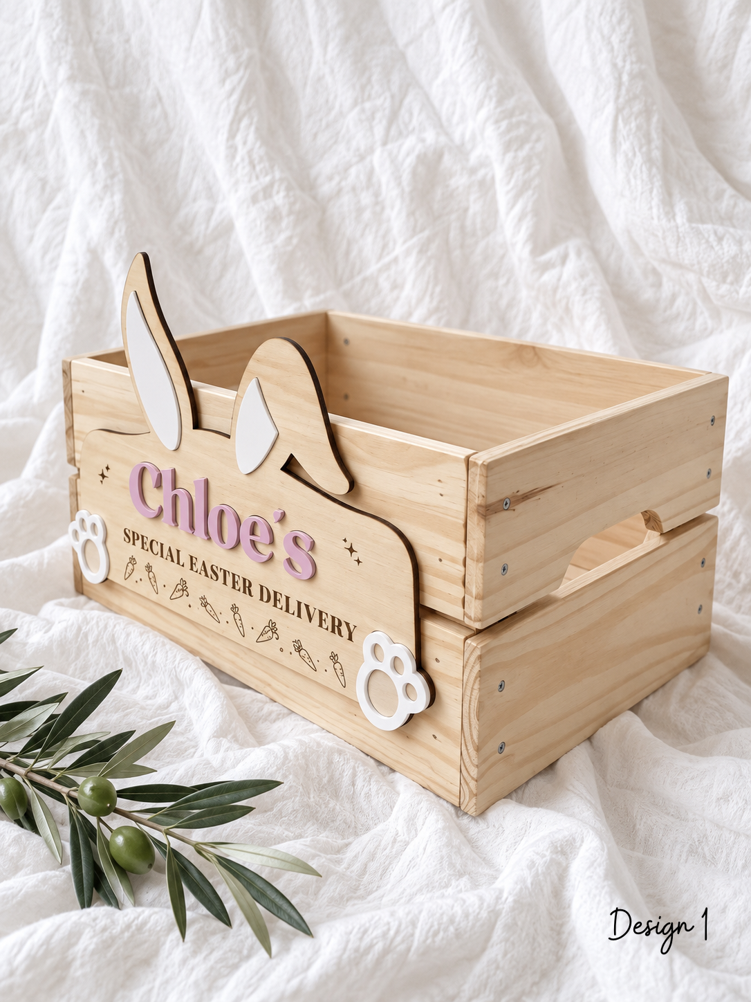 Personalised Interchangeable Easter Crate