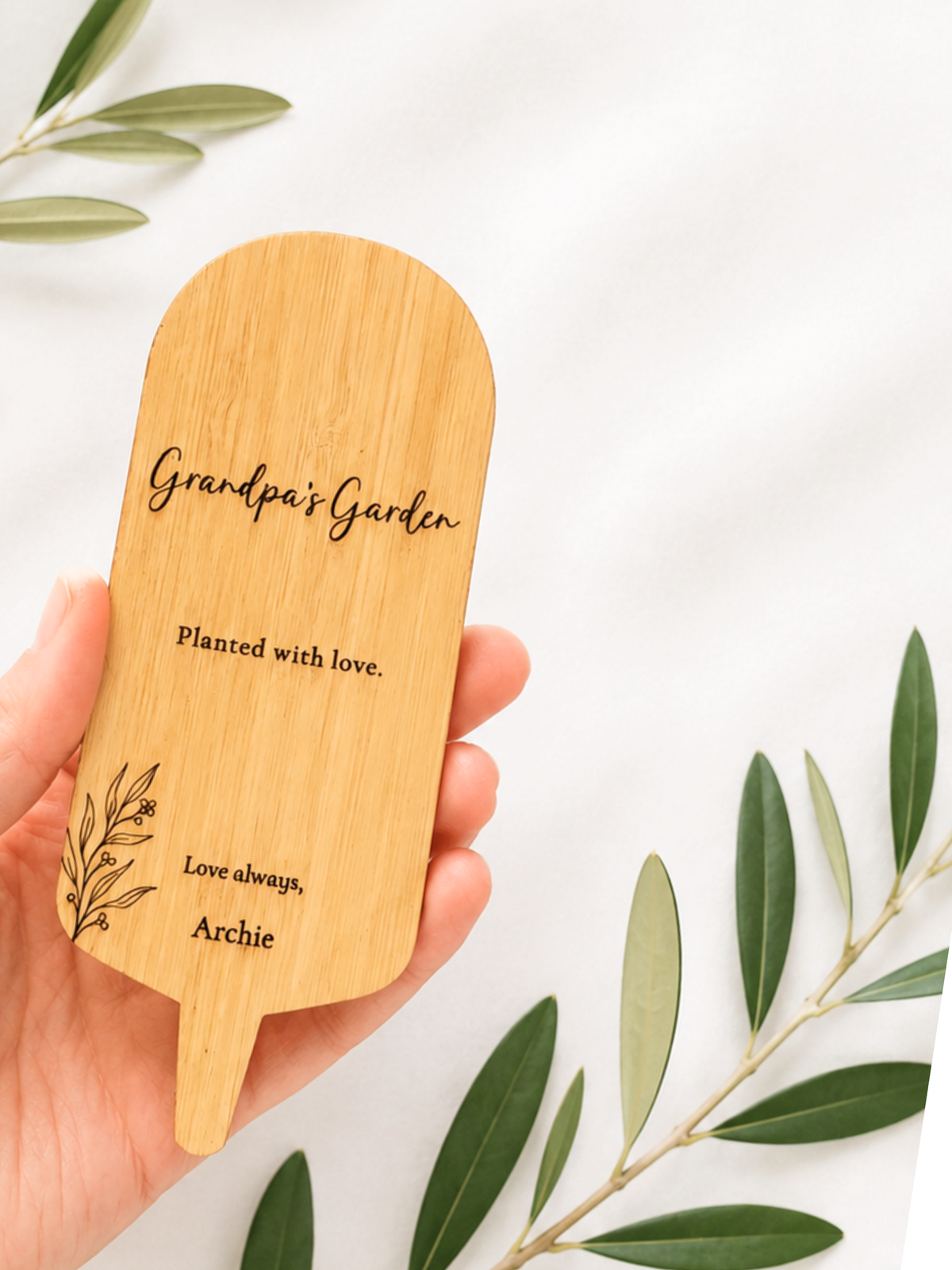 Personalised Garden Plant Stake