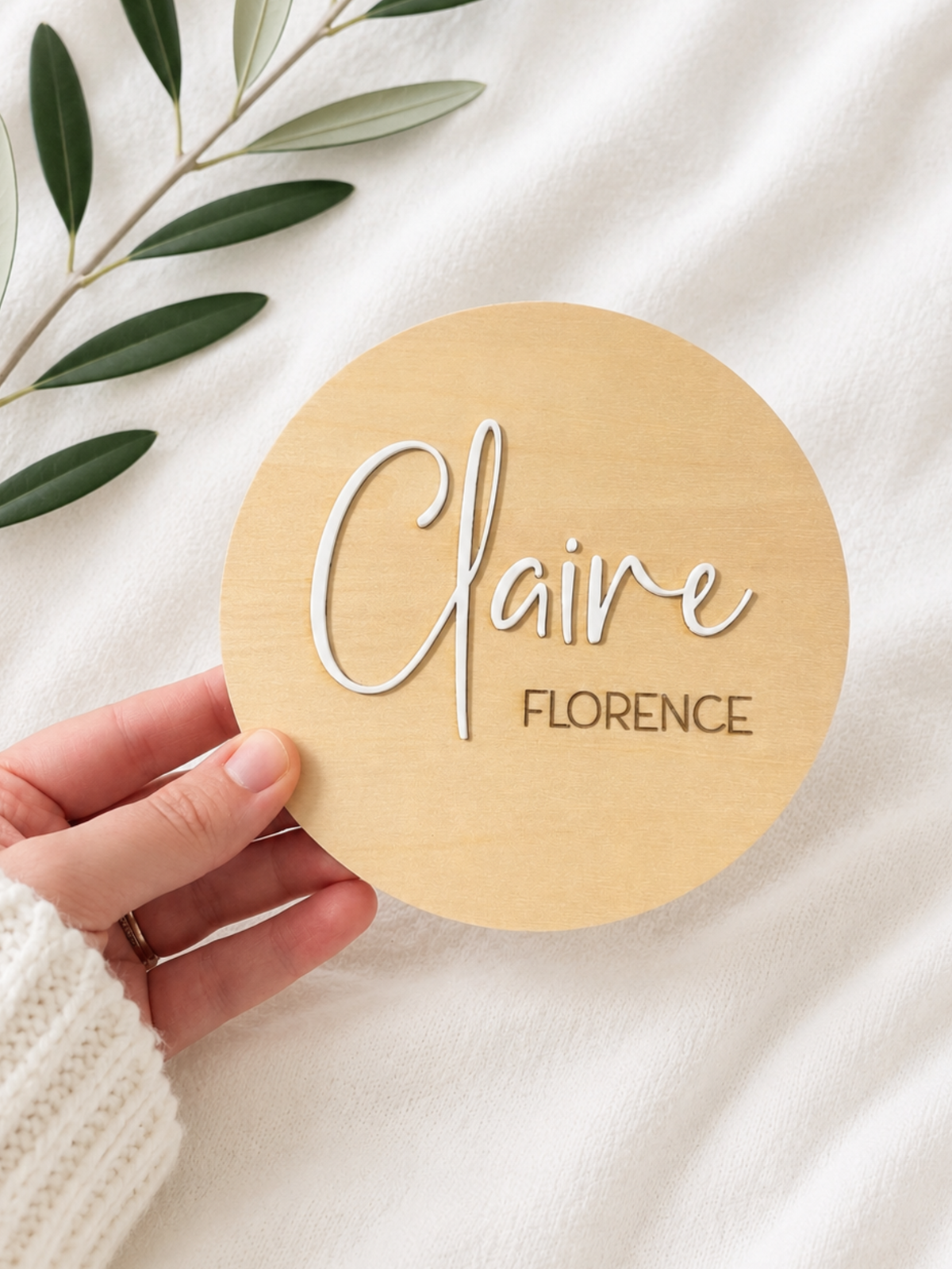 Personalised Wooden Name Plaque