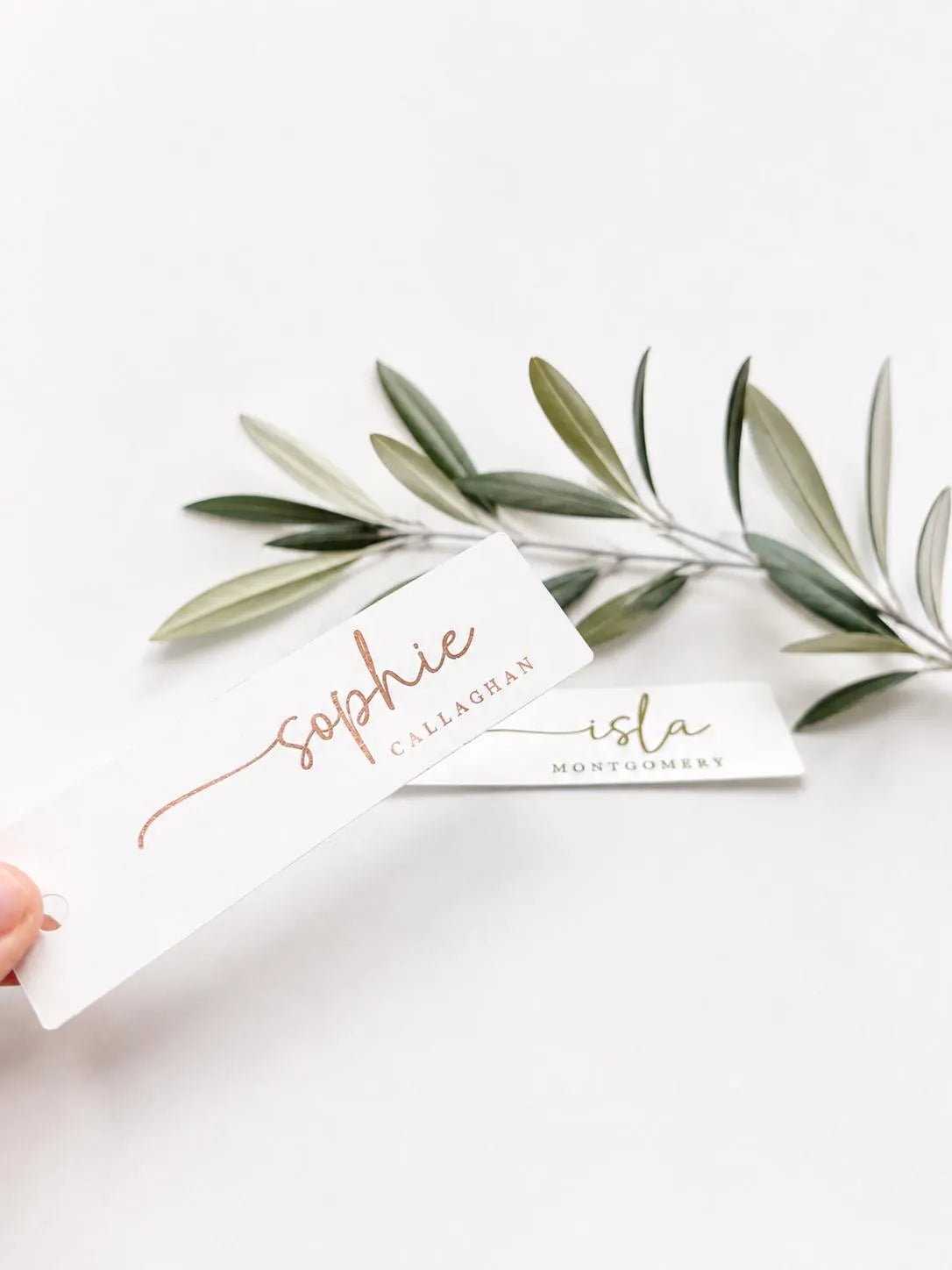Personalised Wedding Place Cards