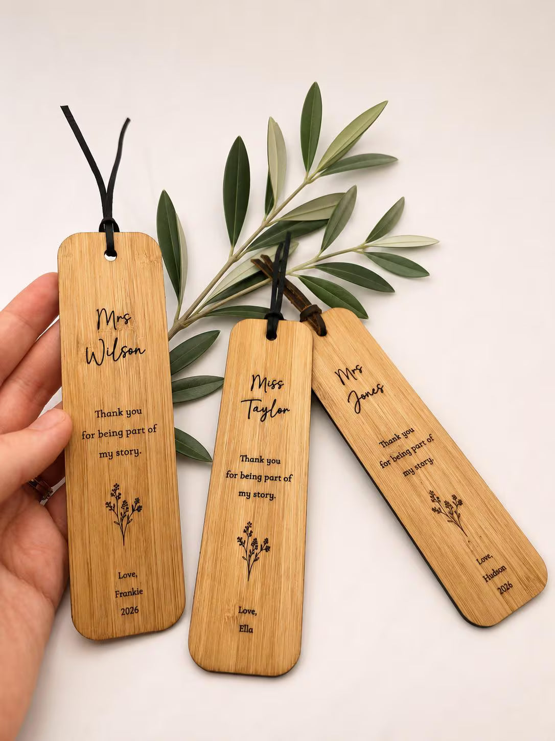 Personalised Teacher Bookmark