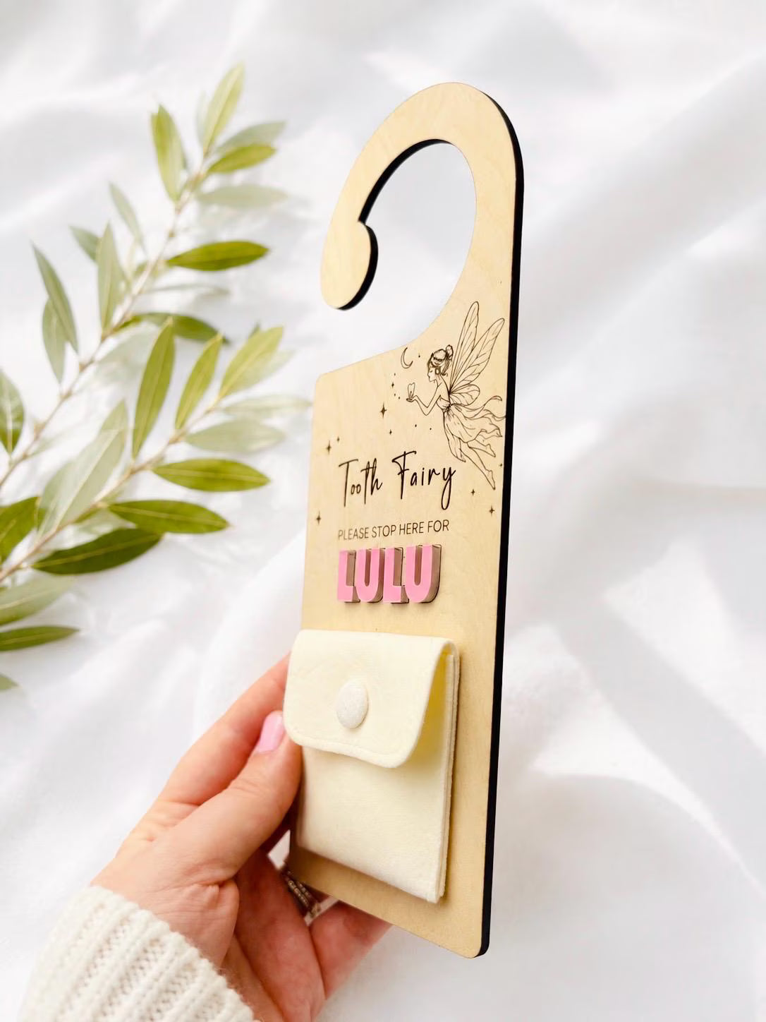 Personalised Tooth Fairy Door Hanger