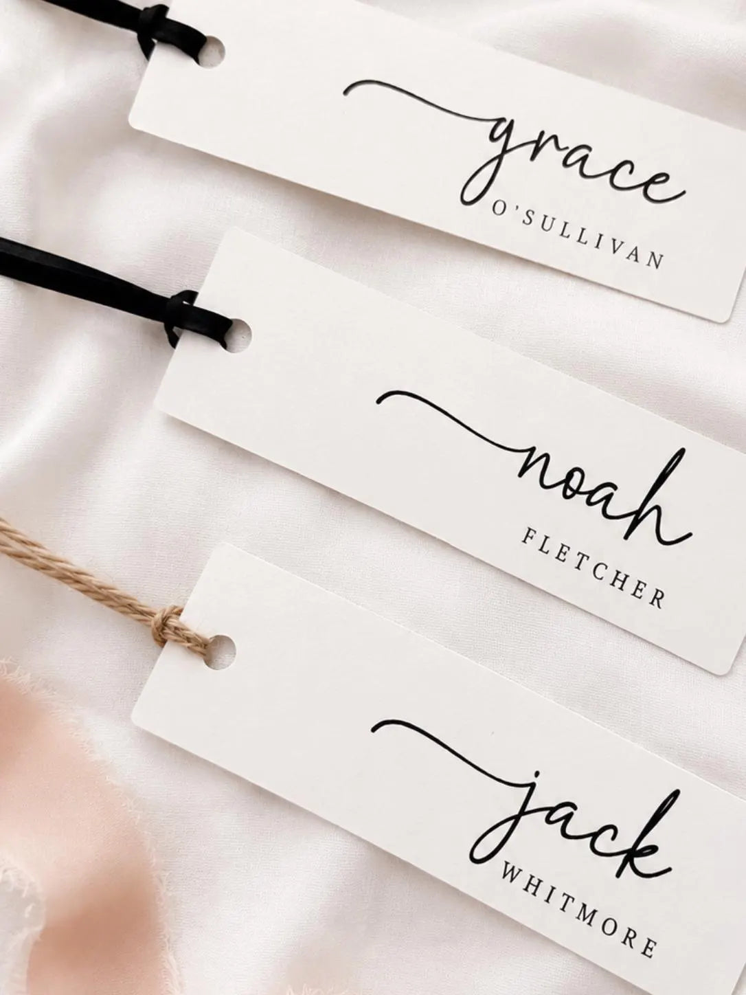 Personalised Wedding Place Cards