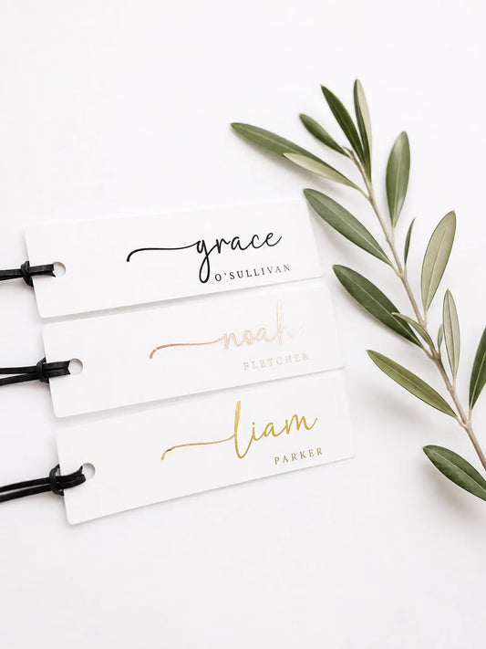 Personalised Wedding Place Cards