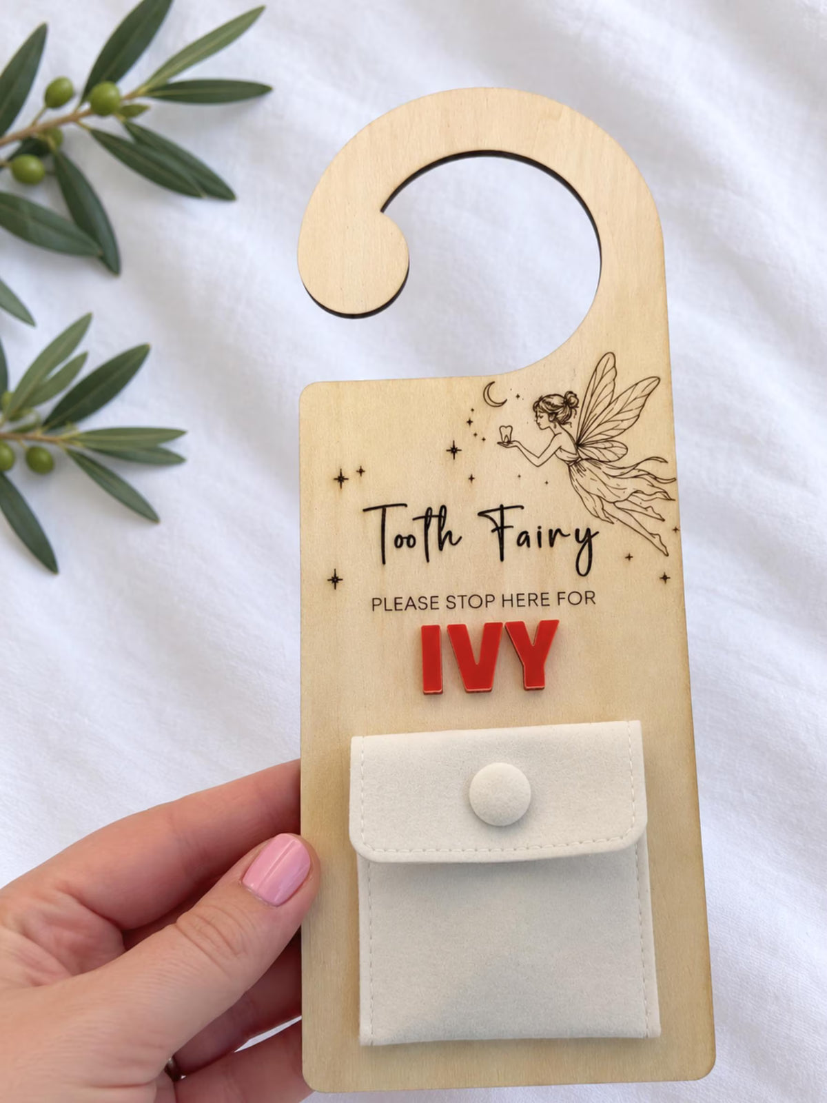 Personalised Tooth Fairy Door Hanger